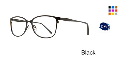 Black        Affordable Designs Yvonne Eyeglasses