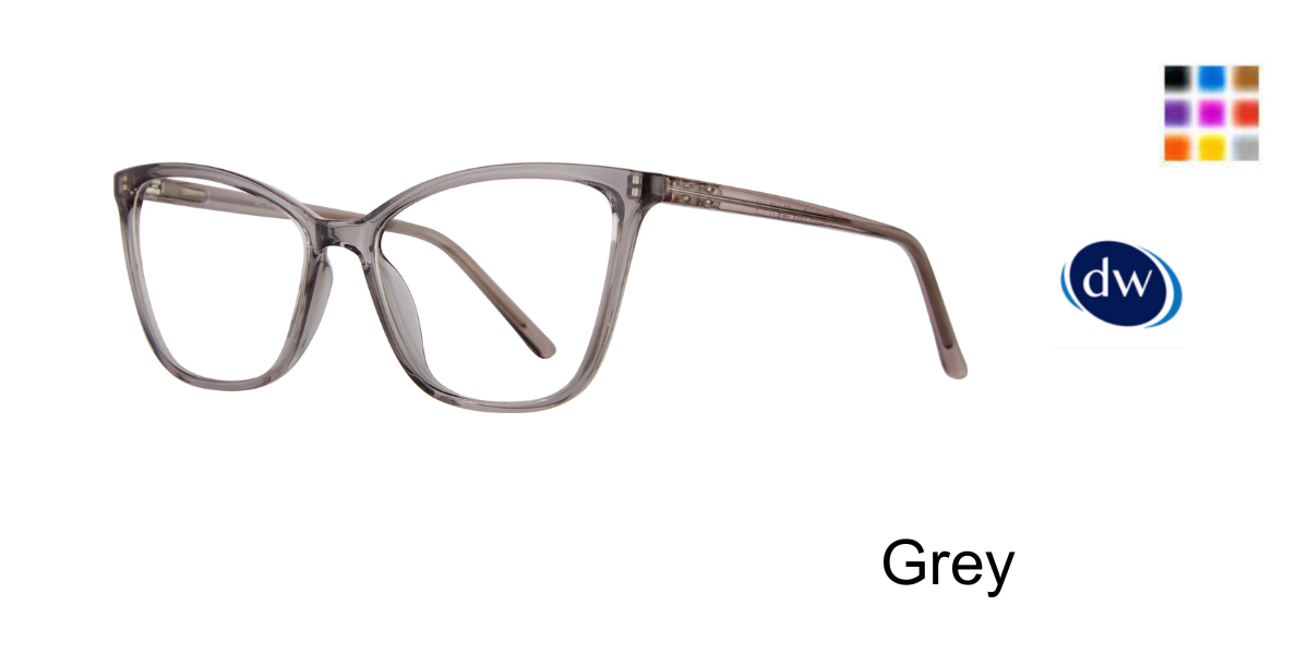 Grey      Affordable Designs Phaedra Eyeglasses