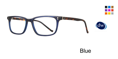 Blue           Lite Design Alistair Eyeglasses