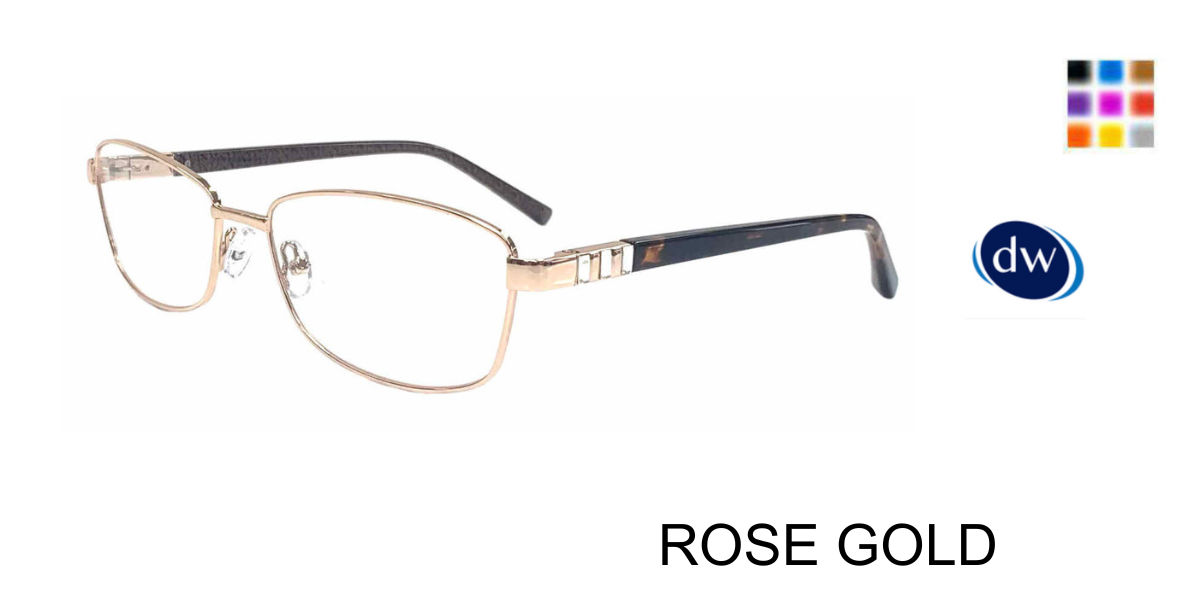 ROSE GOLD Jones New York VJON502 Eyeglasses