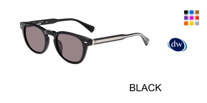 BLACK        John Varvatos SJV572 Sunglasses