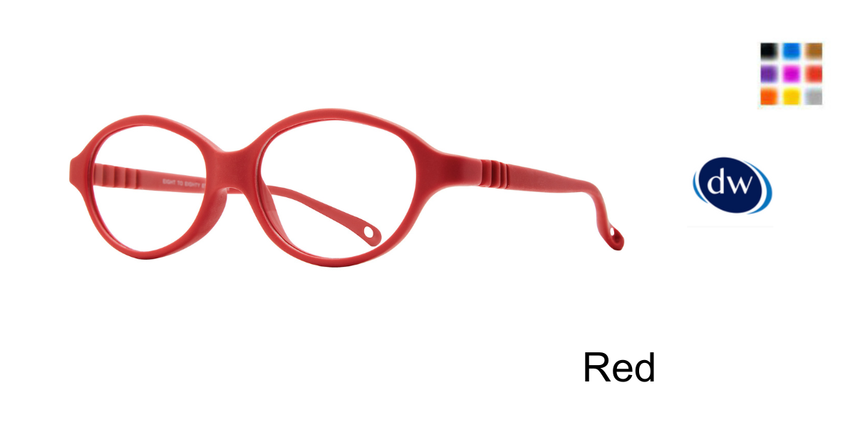 Red     Eight to Eighty Bitsy Eyeglasses
