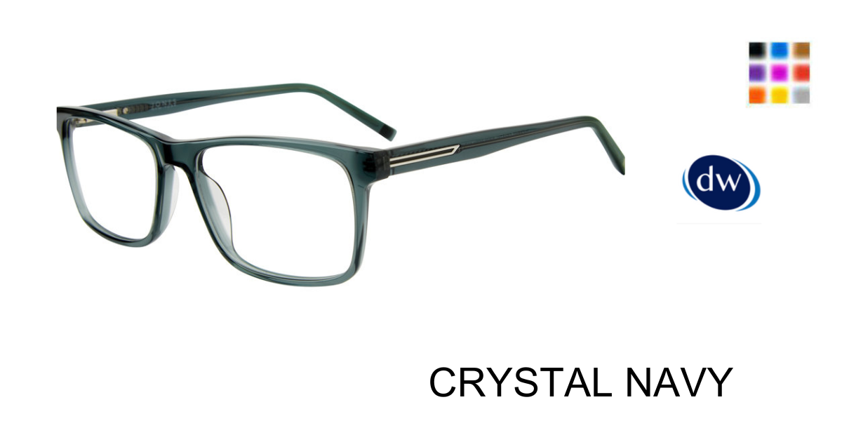 CRYSTAL NAVY Jones New York VJOM557 Eyeglasses