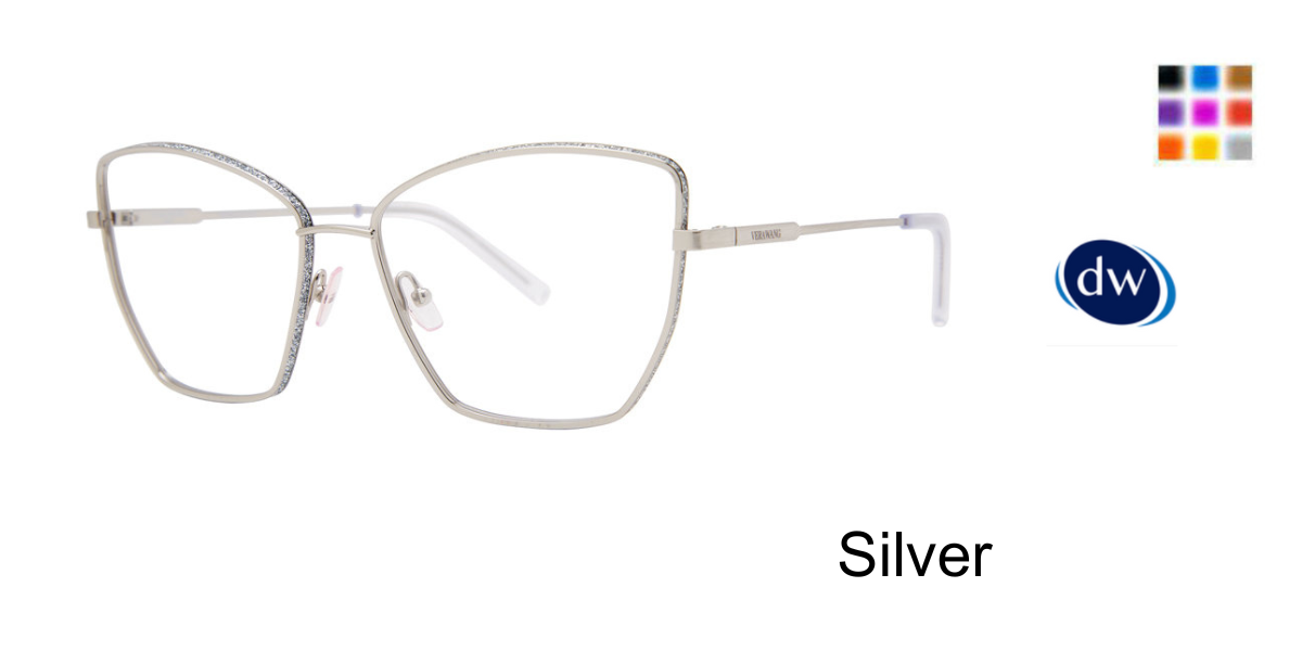 Silver        Vera Wang Nyssa Eyeglasses