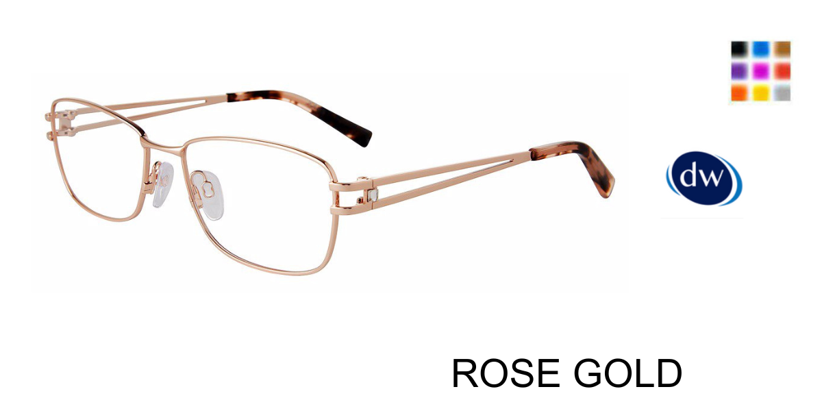 ROSE GOLD Jones New York VJON500 Eyeglasses