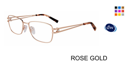 ROSE GOLD Jones New York VJON500 Eyeglasses