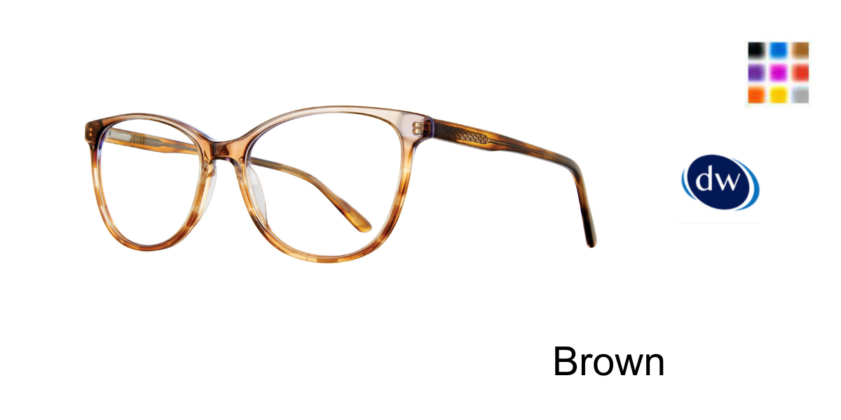 Brown              Serafina Maggie Eyeglasses