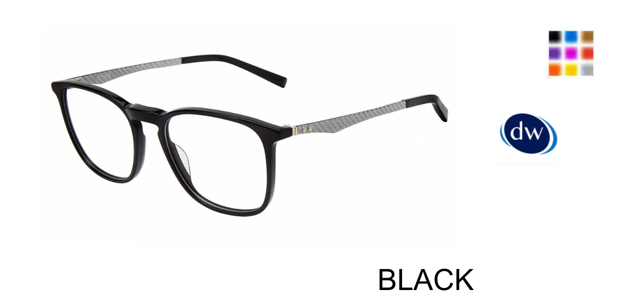 BLACK  Jones New York VJOM555 Eyeglasses