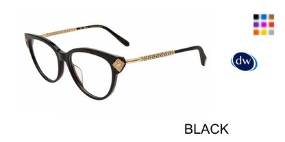 BLACK        Chopard VCH332S Eyeglasses