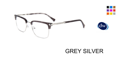 GREY SILVER       John Varvatos VJVC018 Eyeglasses