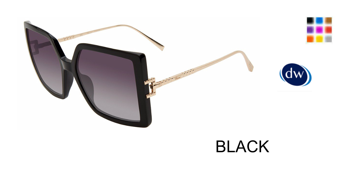 BLACK   Chopard IKCH334 Sunglasses