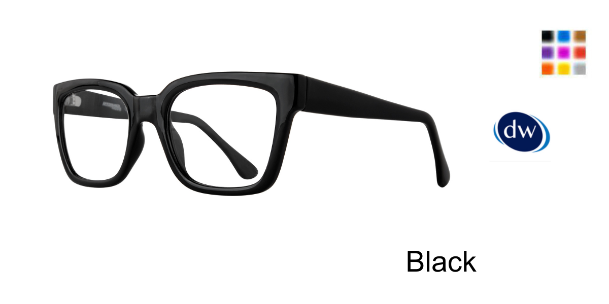 Black           Affordable Designs Gibson Eyeglasses