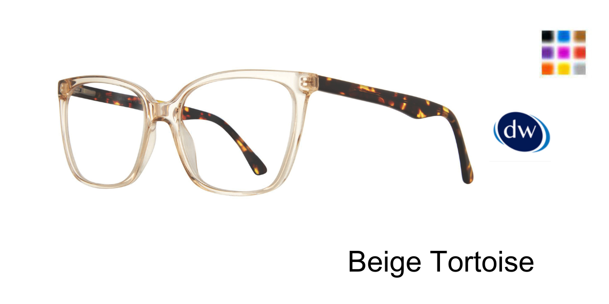 Beige Tortoise          Eight to Eighty Elona Eyeglasses
