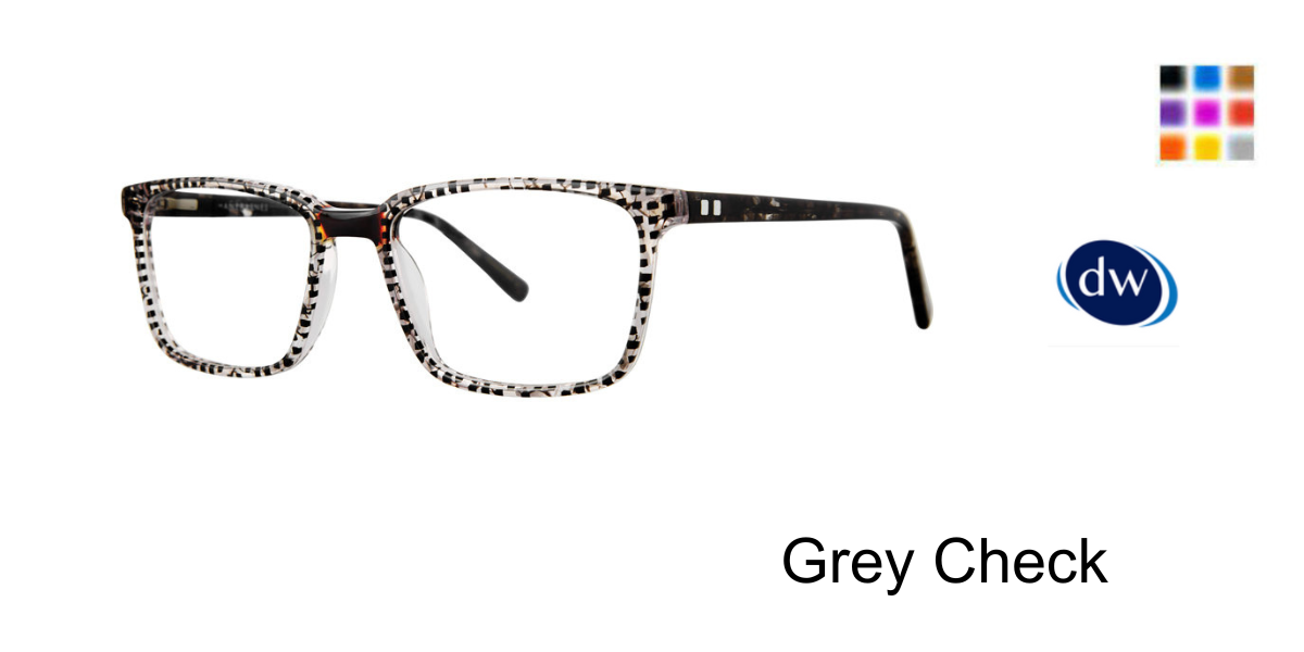 Grey Check       Jhane Barnes Colormap Eyeglasses