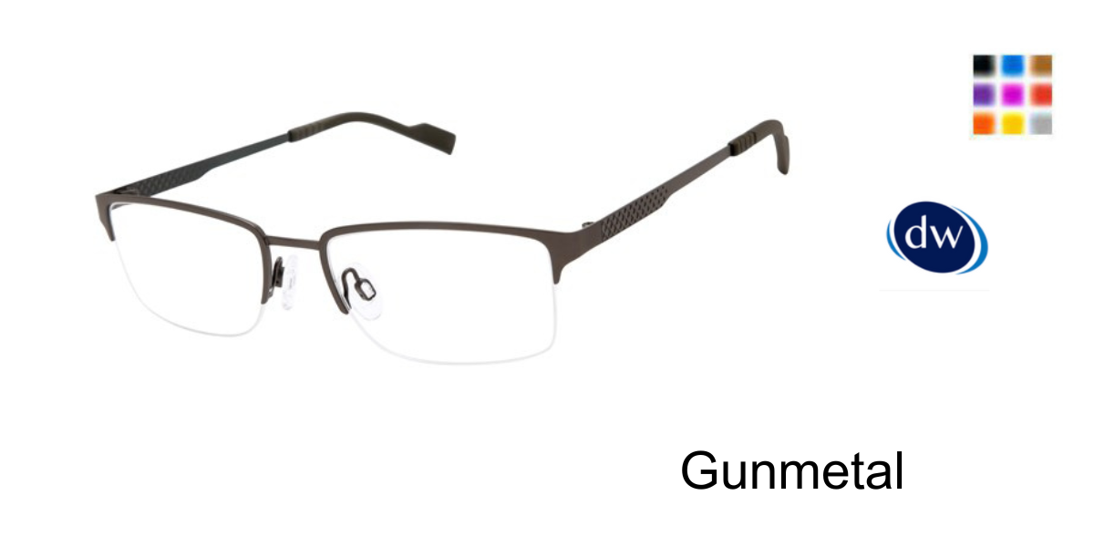 Gunmetal           TitanFlex Select 827087 Eyeglasses
