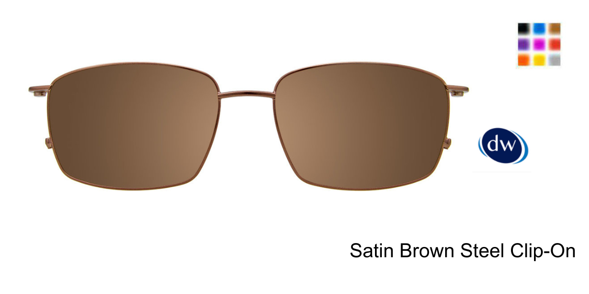 Satin Brown Steel Clip-On
