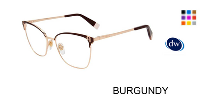 BURGUNDY Furla VFU544 Eyeglasses