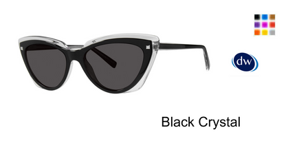 Black Crystal      VERA WANG Kate Ashleigh Sunglasses