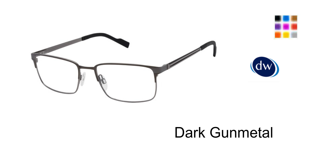 Dark Gunmetal            TitanFlex Select 827086 Eyeglasses