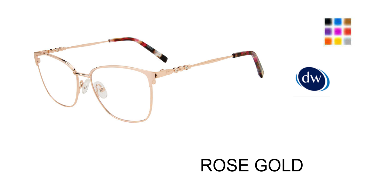 ROSE GOLD Jones New York VJON507 Eyeglasses