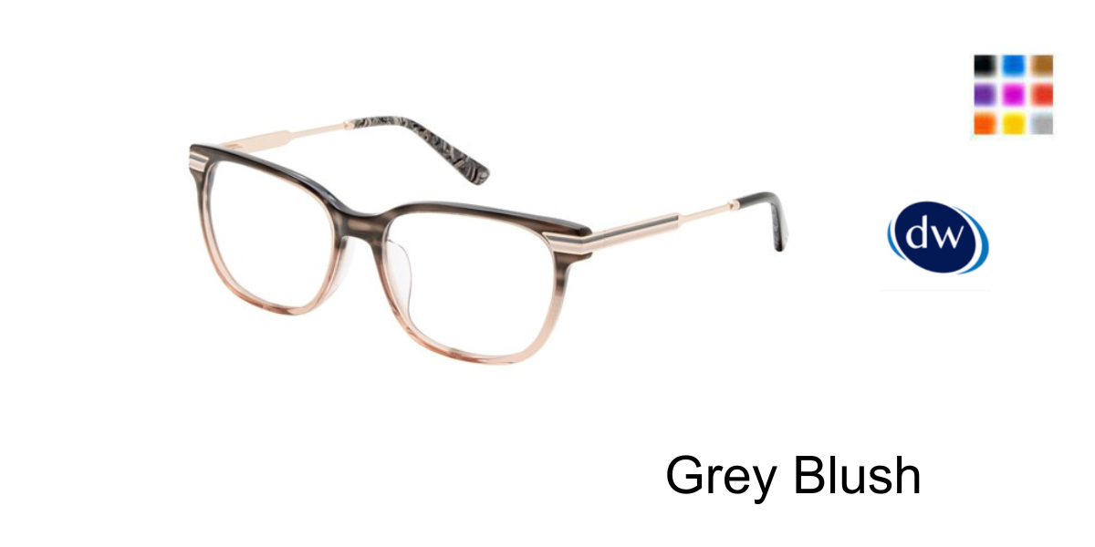 Grey Blush L.A.M.B. LAUF069 Eyeglasses