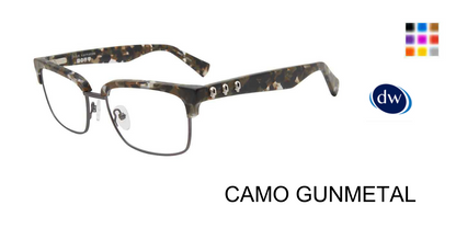 CAMO GUNMETAL        John Varvatos VJV186 Eyeglasses