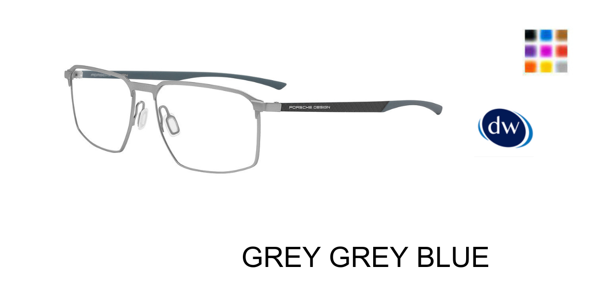 GREY GREY BLUE PORSCHE DESIGN P8772 Eyeglasses