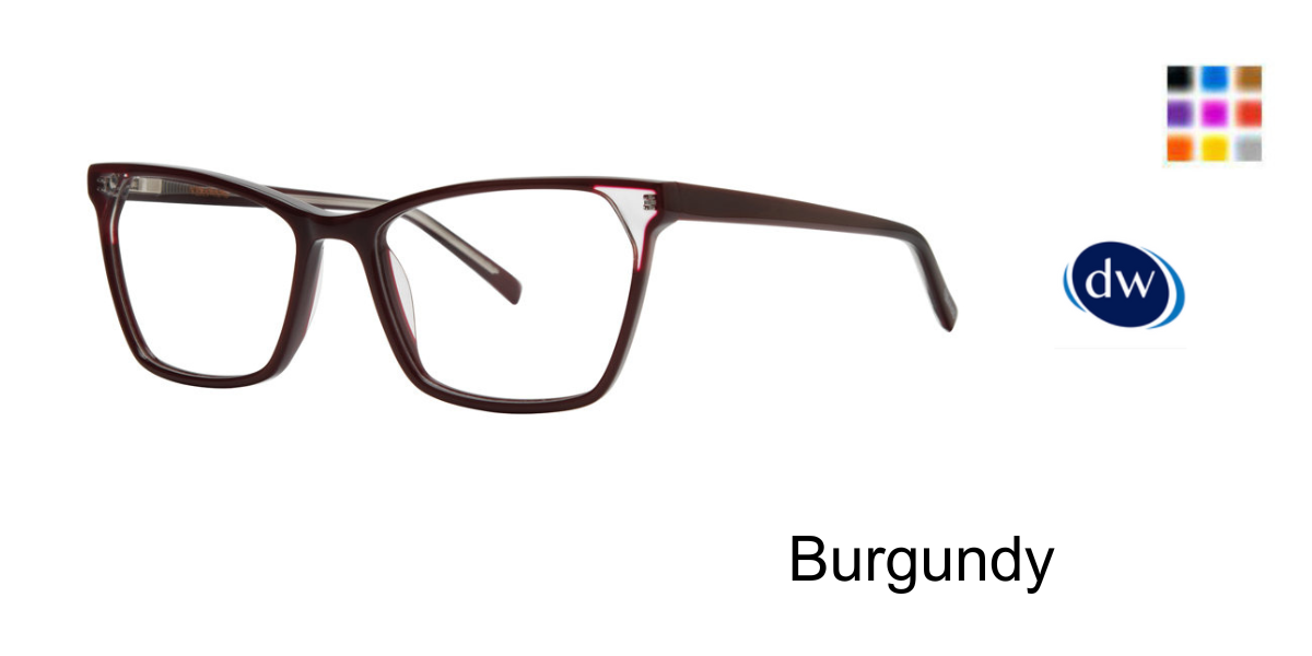 Burgundy          Vera Wang V711 Eyeglasses