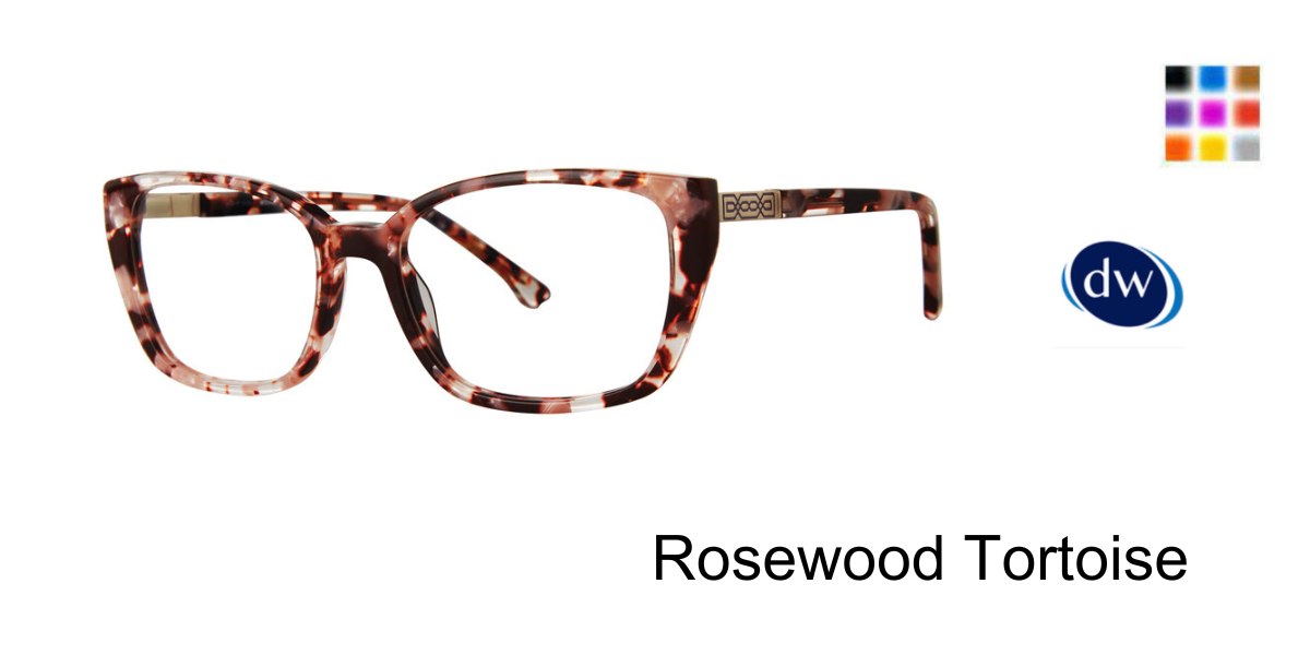 Rosewood Tortoise         Elliott Ives Moonglow Eyeglasses