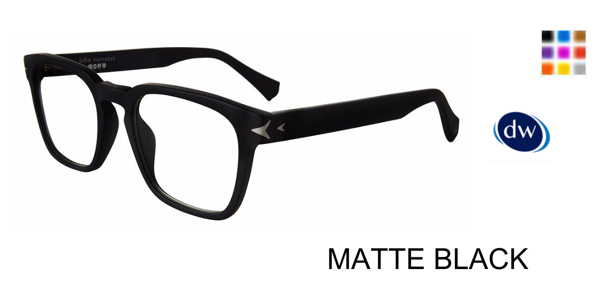 MATTE BLACK     John Varvatos VJV432 Eyeglasses