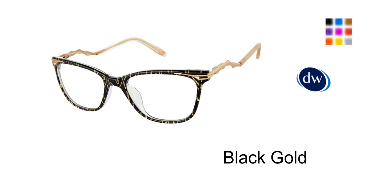 Black Gold           VICTOR GLEMAUD X TURA VGO027 Eyeglasses