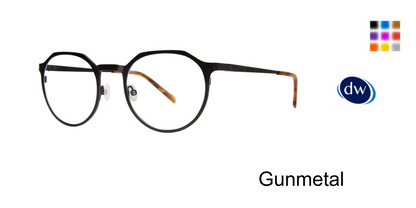 Gunmetal          Jhane Barnes Probability Eyeglasses