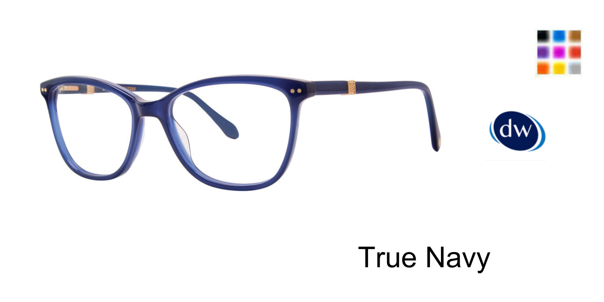 True Navy         Lilly Pulitzer June Eyeglasses