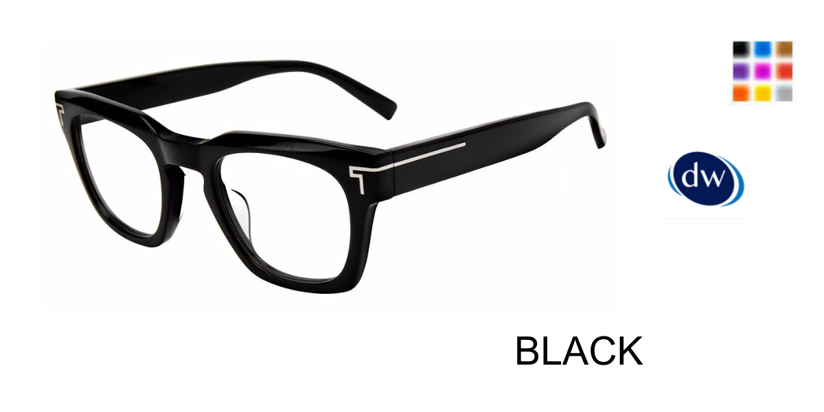 BLACK    TUMI OPTICAL VTU533 Eyeglasses