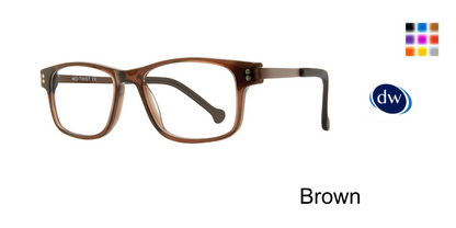 Brown          Kid Twist Flexie Eyeglasses