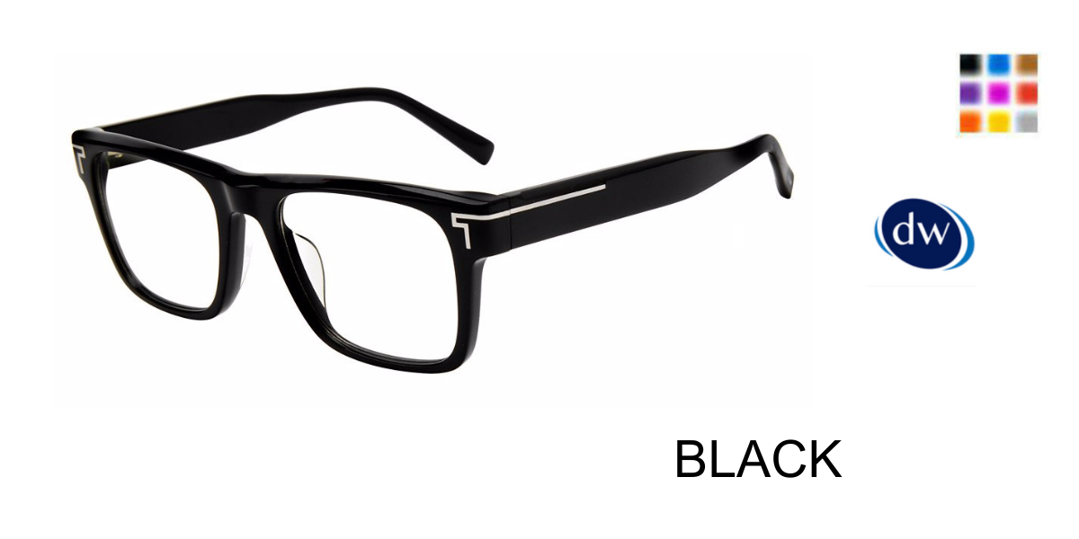 BLACK      TUMI OPTICAL VTU532 Eyeglasses