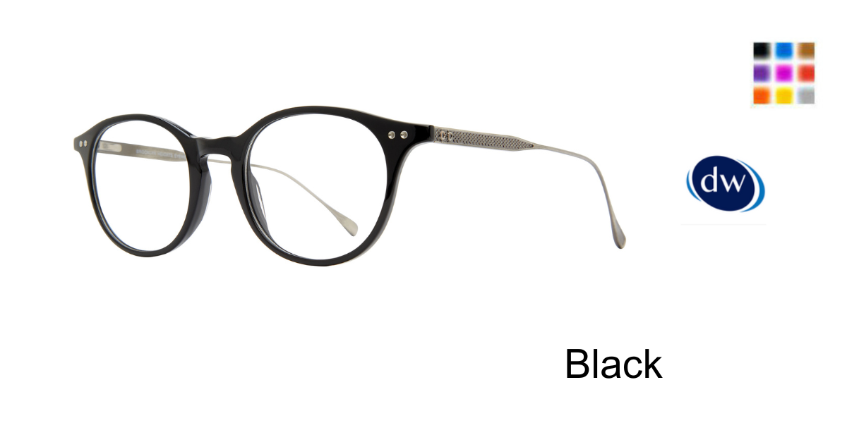 Black          Brooklyn Heights Midwood Eyeglasses