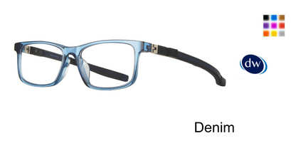 Denim           Kid Twist Link Eyeglasses