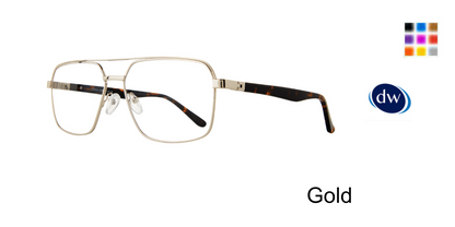 Gold             Eyera Xavier Eyeglasses