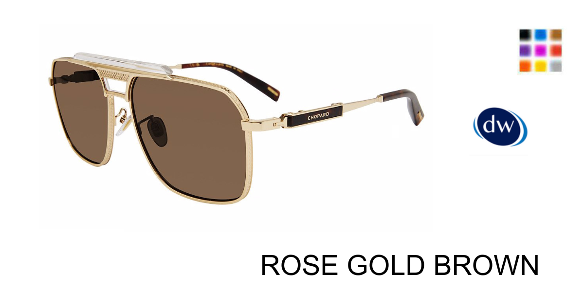 ROSE GOLD BROWN          Chopard SCHL31 Eyeglasses