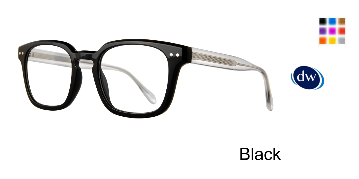 Black      Eight to Eighty Justice Eyeglasses