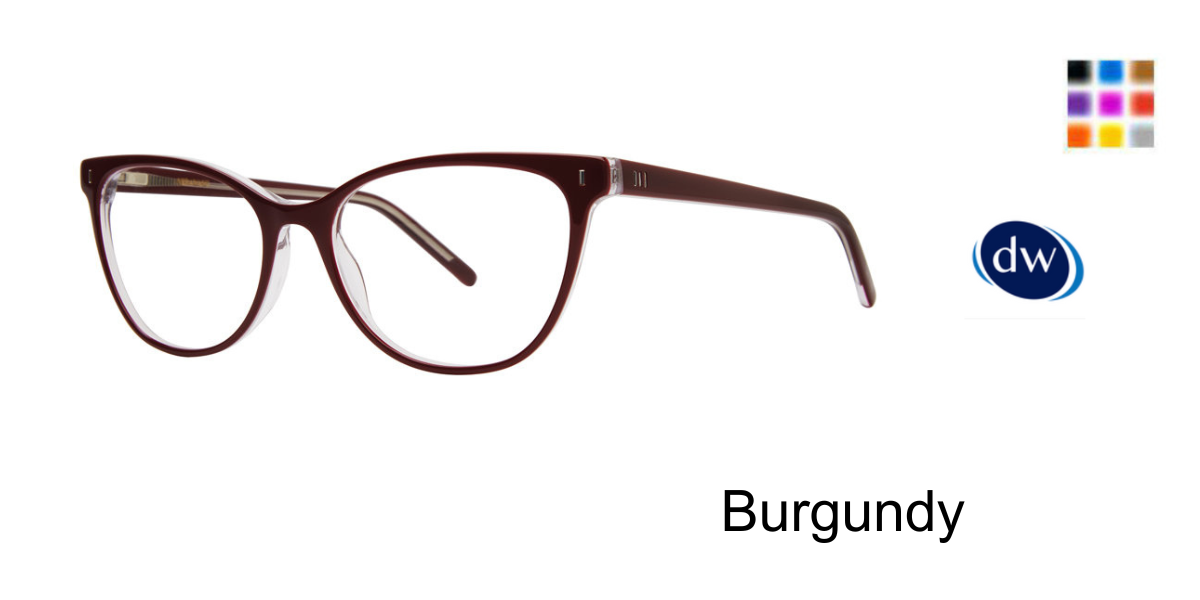 Burgundy          Vera Wang Justine Eyeglasses
