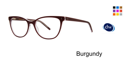Burgundy          Vera Wang Justine Eyeglasses