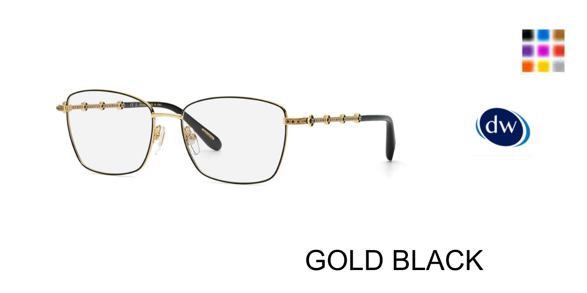 GOLD BLACK         Chopard VCHG65S Eyeglasses