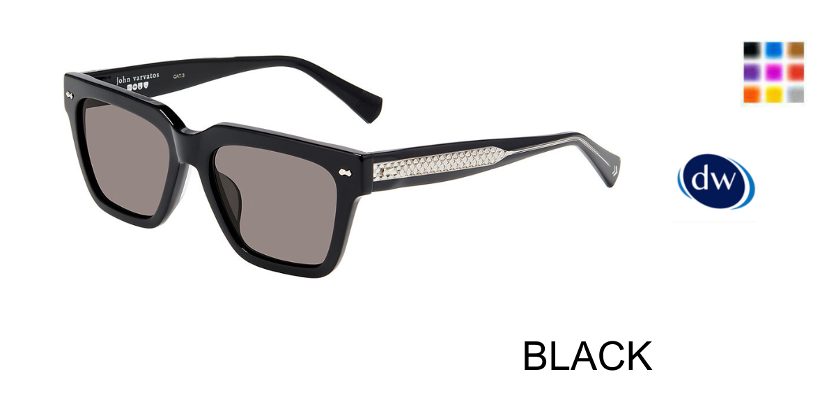 BLACK       John Varvatos SJV571 Sunglasses