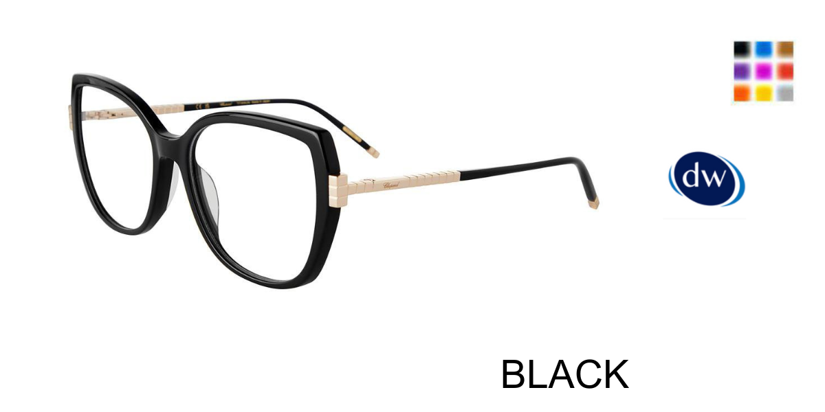 BLACK         Chopard VCH360M Eyeglasses
