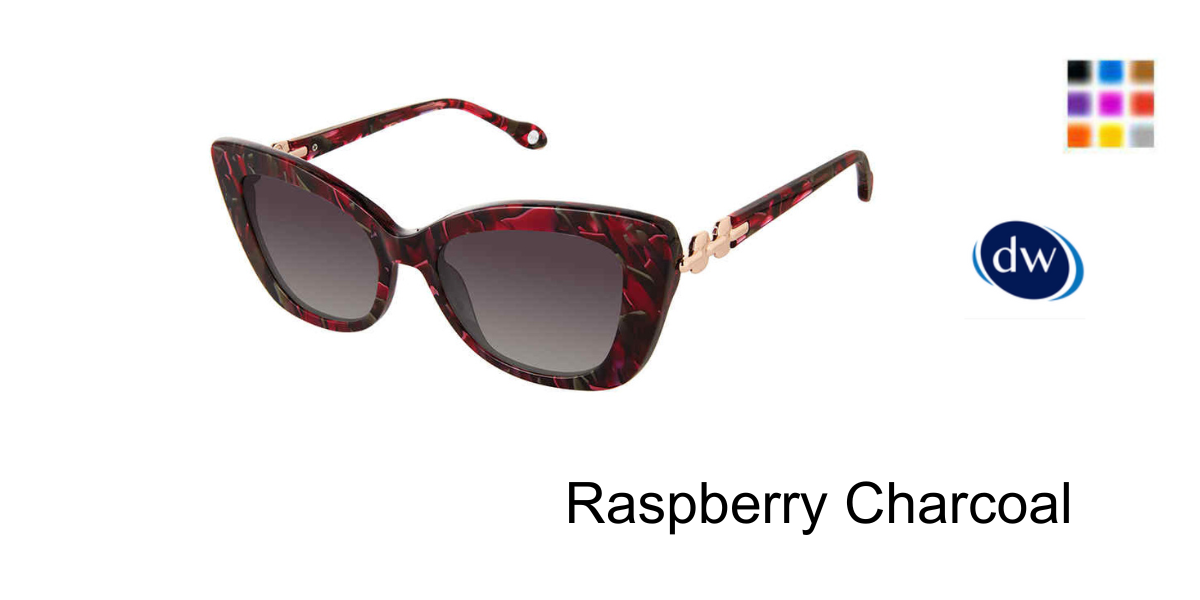 Raspberry Charcoal FYSH F-2089 Sunglasses