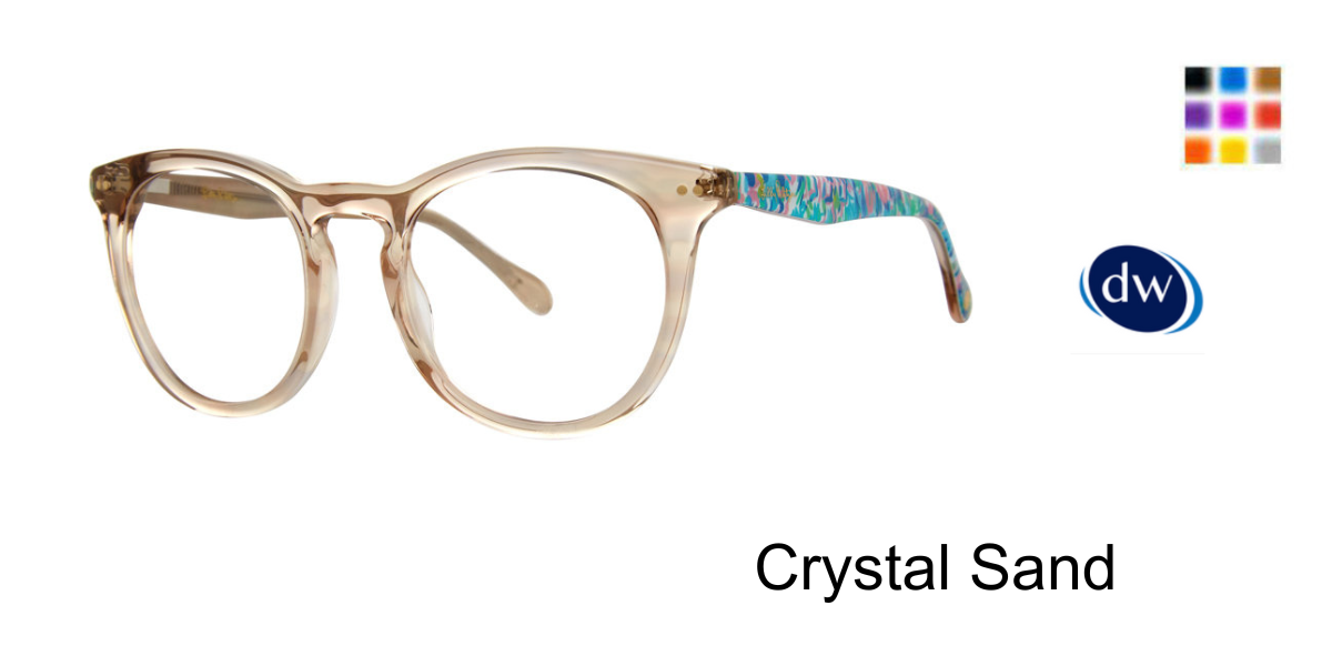 Crystal Sand        Lilly Pulitzer Reyes Eyeglasses
