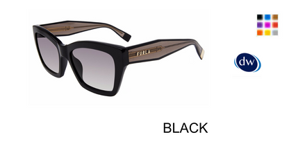 BLACK  Furla SFU778 Sunglasses