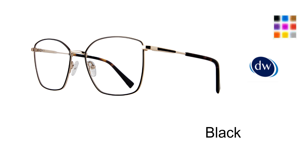 Black       Eight to Eighty Goldie Eyeglasses